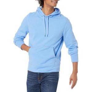 imageAmazon Essentials Mens Lightweight French Terry Hooded SweatshirtFrench Blue