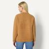 imageAmazon Essentials Demis Pick Womens OversizedFit Faux Mohair Crewneck SweaterCamel Heather