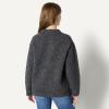 imageAmazon Essentials Demis Pick Womens OversizedFit Faux Mohair Crewneck SweaterCharcoal Heather