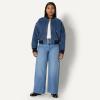 imageAmazon Essentials Demis Pick Womens RelaxedFit Bomber JacketMedium Blue Vintage