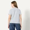 imageAmazon Essentials Demis Pick Womens RelaxedFit Cotton Crewneck TShirtLight Grey Heather