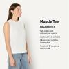imageAmazon Essentials Demis Pick Womens RelaxedFit Cotton Muscle TeeWhite