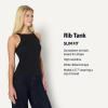 imageAmazon Essentials Demis Pick Womens SlimFit Stretch Rib HighNeck TankBlack