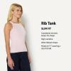 imageAmazon Essentials Demis Pick Womens SlimFit Stretch Rib HighNeck TankPastel Lilac
