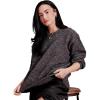 imageAmazon Essentials Demis Pick Womens OversizedFit Faux Mohair Crewneck SweaterCharcoal Heather
