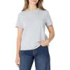 imageAmazon Essentials Demis Pick Womens RelaxedFit Cotton Crewneck TShirtLight Grey Heather