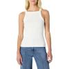 imageAmazon Essentials Demis Pick Womens SlimFit Stretch Rib HighNeck TankWhite