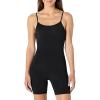 imageAmazon Essentials Womens Microfiber Short Romper BodysuitBlack