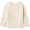 imageAmazon Essentials x Sofia Grainge Babies Toddlers and Boys Cable Crewneck SweaterIvory