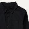 imageAmazon Essentials Boys Long Sleeve Oxford Button Down ShirtBlack