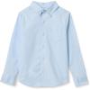 imageAmazon Essentials Boys Long Sleeve Oxford Button Down ShirtLight Blue
