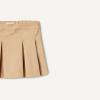 imageAmazon Essentials Girls Uniform Pleated SkortKhaki Tan