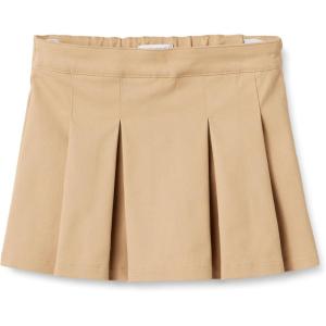 imageAmazon Essentials Girls Uniform Pleated SkortKhaki Tan