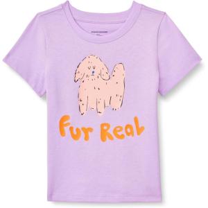 imageAmazon Essentials Girls ShortSleeve TShirtsLilac Real