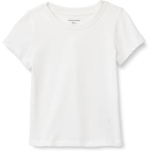 imageAmazon Essentials Girls ShortSleeve TShirtsWhite