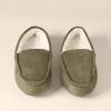 imageAmazon Essentials Mens Moccasin SlippersDark Olive Microsuede