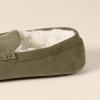 imageAmazon Essentials Mens Moccasin SlippersDark Olive Microsuede