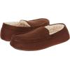 imageAmazon Essentials Mens Moccasin SlippersDark Toffee Brown Microsuede