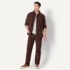imageAmazon Essentials Mens Straight Fit 5 Pocket Corduroy PantRich Hazel