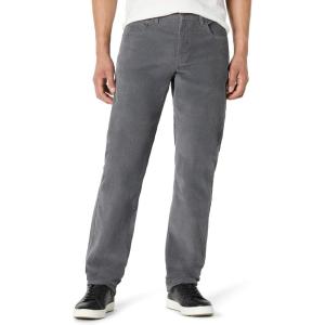 imageAmazon Essentials Mens Straight Fit 5 Pocket Corduroy PantCharcoal