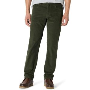 imageAmazon Essentials Mens Straight Fit 5 Pocket Corduroy PantDark Olive