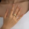 imageAmazon Essentials Brass Sculptural RingYellow Gold