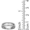 imageAmazon Essentials Cubic Zirconia MultiRow Band Ring in Sterling SilverWhite