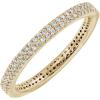 imageAmazon Essentials 14K Gold or Rhodium Plated Double Row Pave Eternity RingYellow Gold