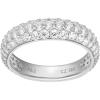 imageAmazon Essentials Cubic Zirconia Classic Pave Eternity Ring in Sterling SilverWhite