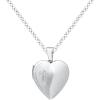 imageAmazon Essentials Womens Heart Shaped Polished Locket 18quot previously Amazon CollectionSilver