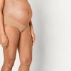 imageAmazon Essentials Womens Peached Microfiber Maternity Under The Bump BriefBlackSoft PetalWashed Bronze