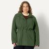 imageAmazon Essentials Womens RelaxedFit Lightweight Waterproof Long Hooded Rain JacketDark Green