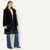 imageAmazon Essentials Womens RelaxedFit Long Faux Fur Coat with Lapel CollarBlack