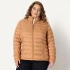 imageAmazon Essentials womens Lightweight LongSleeve WaterResistant Packable Puffer Jacket Available in Plus SizeLight Brown