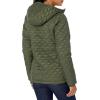 imageAmazon Essentials womens Lightweight Quilted FullZip WaterResistant SherpaLined Hooded Puffer JacketOlive