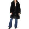 imageAmazon Essentials Womens RelaxedFit Long Faux Fur Coat with Lapel CollarBlack