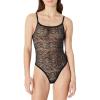 imageAmazon Essentials Womens Stretch All Over Lace BodysuitBlack