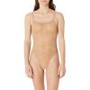 imageAmazon Essentials Womens Stretch All Over Lace BodysuitWashed Bronze