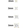 imageAmazon Essentials 14K Gold Plated Sterling Silver Round or Princess Cut Cubic Zirconia Stud Earring SetYellow Gold