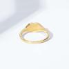 imageAmazon Essentials 14K Plated Sterling Silver Round Signet RingYellow Gold