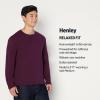 imageAmazon Essentials Demis Pick Mens RelaxedFit Long Sleeve HenleyBurgundy
