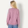 imageAmazon Essentials Demis Pick Womens OversizedFit MultiColor Heavyweight Crewneck SweaterFuchsia Marl