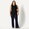 imageAmazon Essentials Demis Pick Womens RegularFit ButtonDown Denim VestBlack