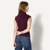 imageAmazon Essentials Demis Pick Womens SlimFit Sleeveless HighNeck TopBurgundy