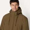 imageAmazon Essentials Mens Modern OversizedFit Heavyweight Parka JacketDark Tobacco Brown