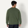 imageAmazon Essentials Mens RelaxedFit Cotton Blend Textured Crewneck Pullover SweaterDark Olive