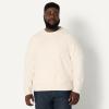 imageAmazon Essentials Mens RelaxedFit Cotton Blend Textured Crewneck Pullover SweaterOatmeal Heather