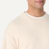 imageAmazon Essentials Mens RelaxedFit Cotton Blend Textured Crewneck Pullover SweaterOatmeal Heather