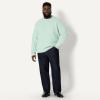 imageAmazon Essentials Mens RelaxedFit Faux Mohair Crewneck Pullover SweaterPastel Green
