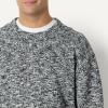 imageAmazon Essentials Mens RelaxedFit MultiColor Heavyweight Crewneck Pullover SweaterBlack Marl